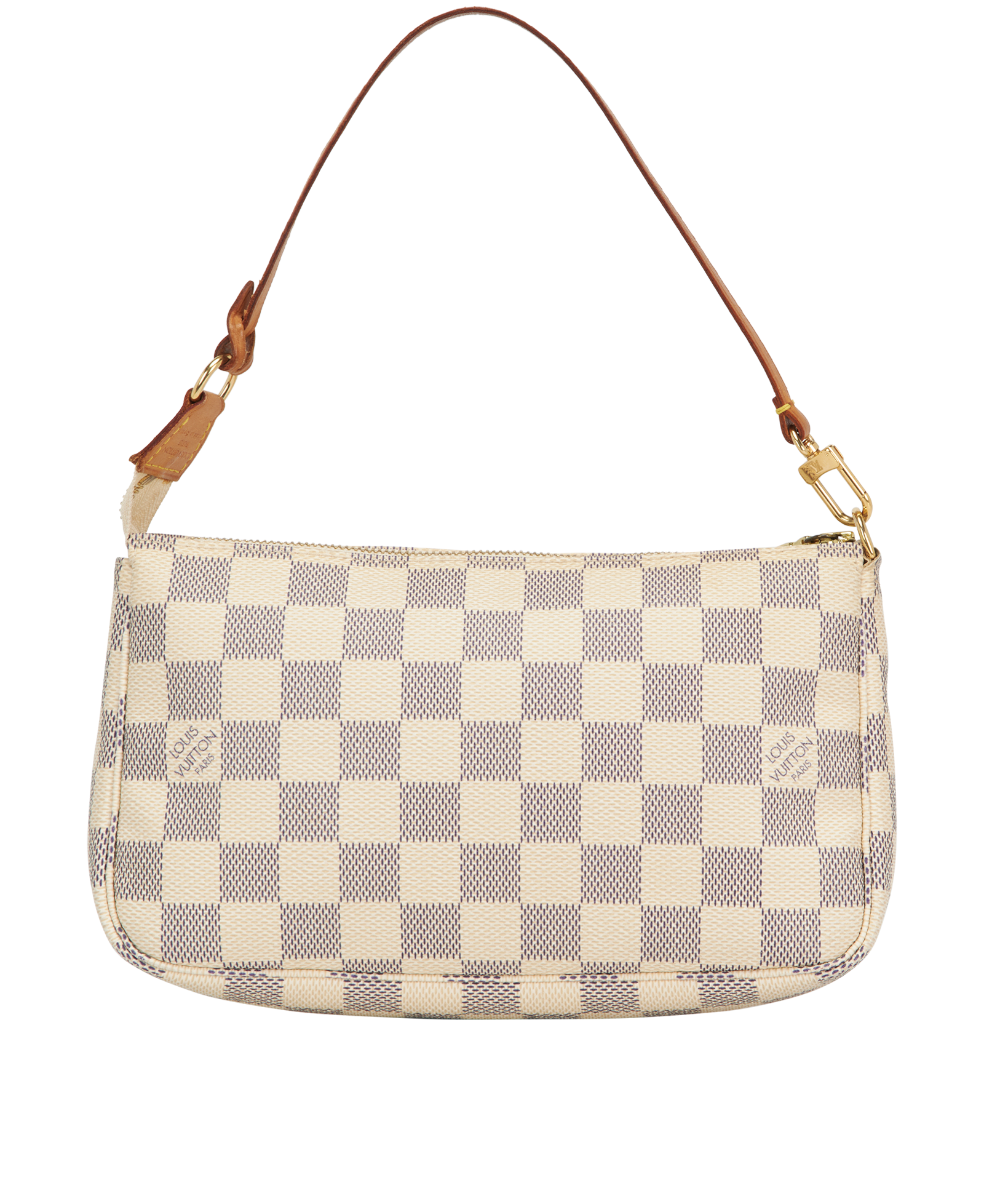 Pochette Accessoires, &pound;575, Handbags, Cream, Canvas, Back view